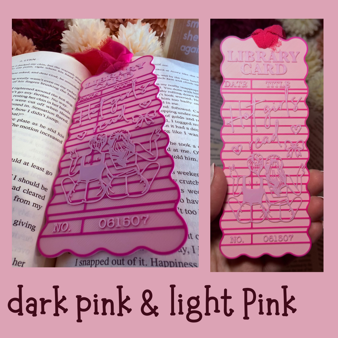 Hot Girls Read Bookmark 💕📚