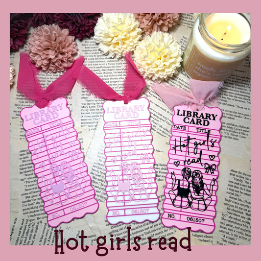 Hot Girls Read Bookmark 💕📚