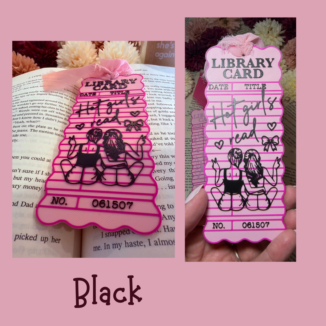 Hot Girls Read Bookmark 💕📚