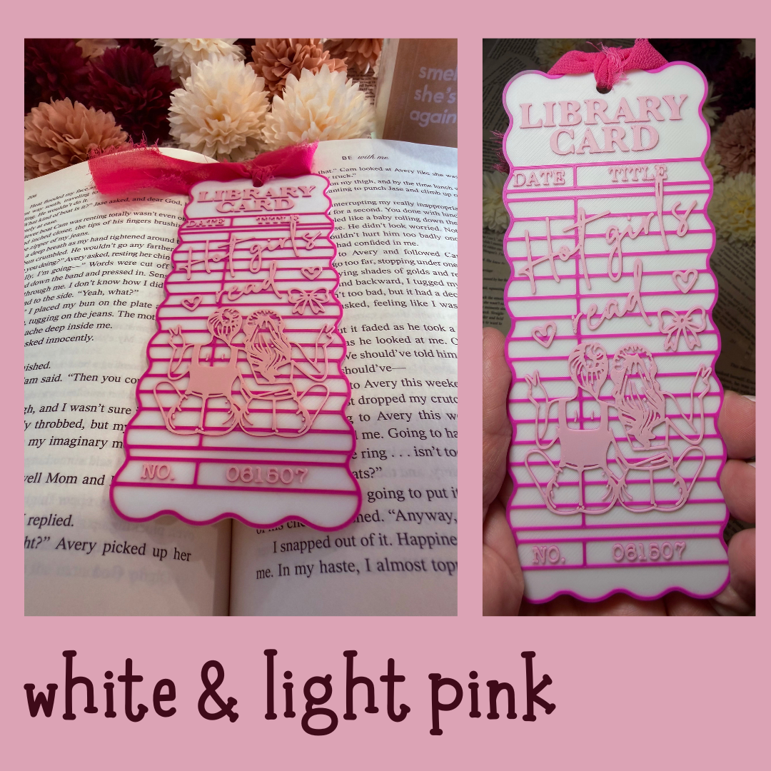 Hot Girls Read Bookmark 💕📚