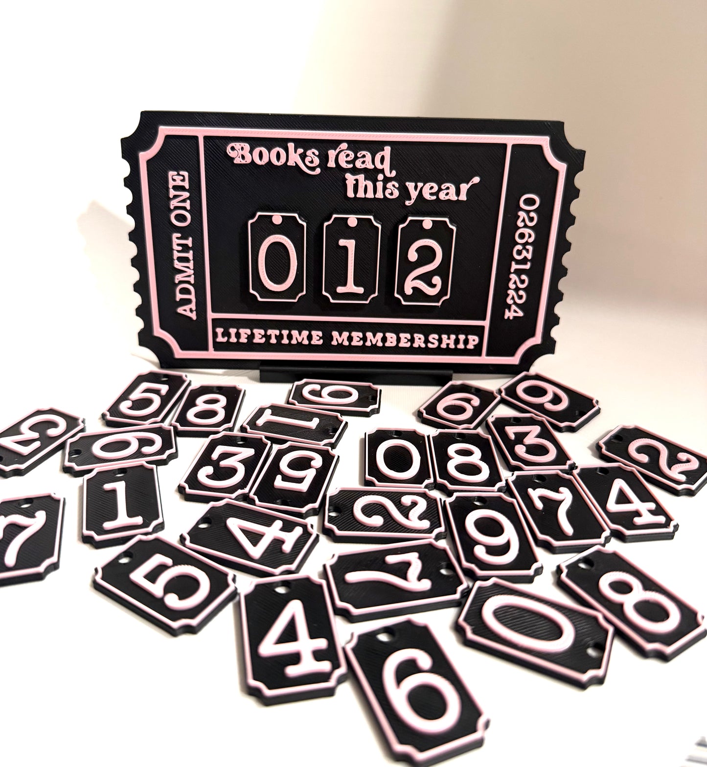 Reading Tracker Ticket – Books Read This Year