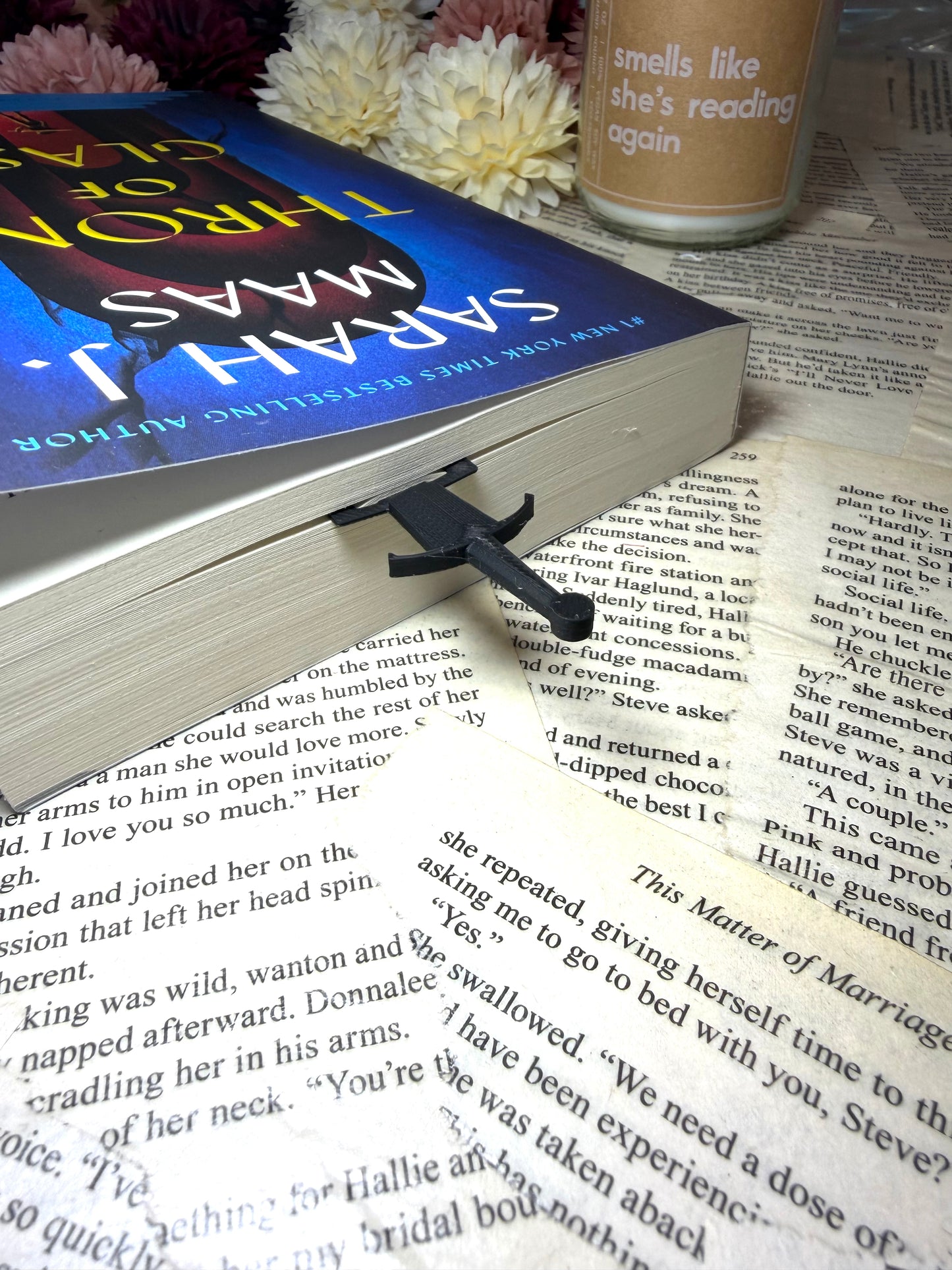 Sword Book Page Holder