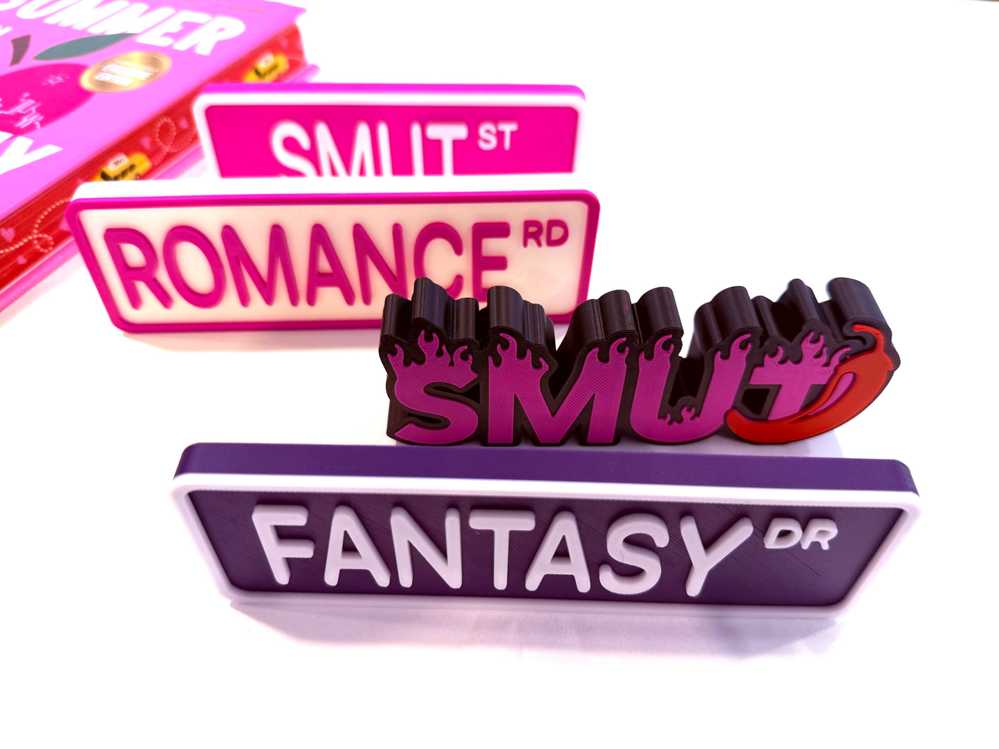Bookish Street Sign Collection 📚✨