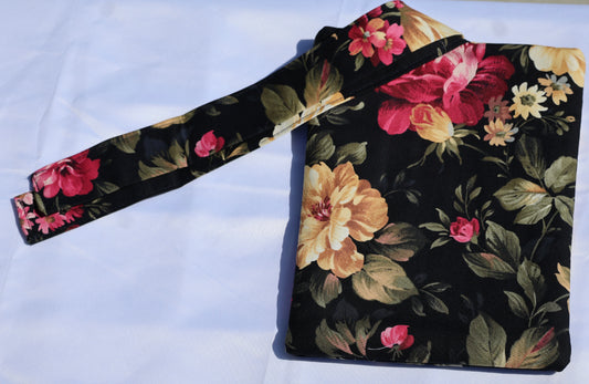 Midnight Bloom Kindle Sleeve Bow Strap