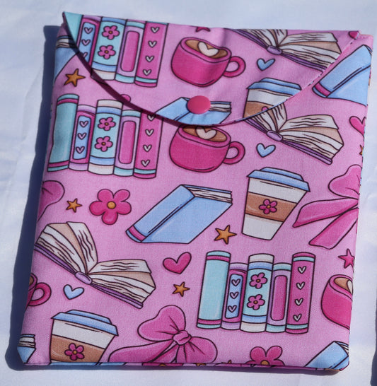 Pink Bookish Bows Kindle Sleeve